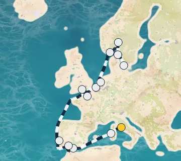 16 Night Rome to Copenhagen cruise