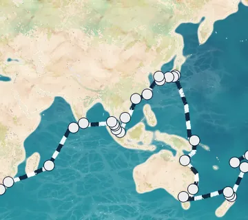 97 Night San Francisco to Barcelona cruise