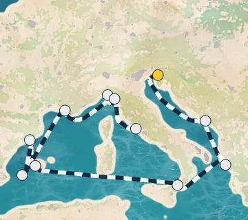14 Night Trieste to Rome cruise