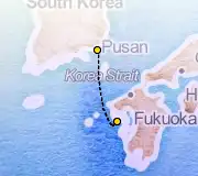 1 Night Busan to Nagasaki cruise