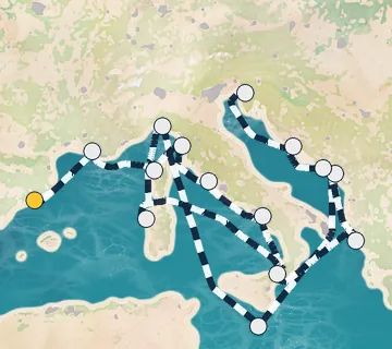 21 Night Barcelona to Trieste cruise