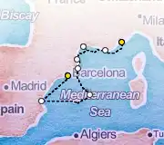8 Night Barcelona to Monte Carlo cruise