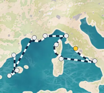9 Night Rome to Barcelona cruise