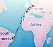 16 Night Hamburg to Salvador cruise