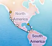 23 Night Vancouver to Ft. Lauderdale cruise