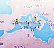 7 Night Rome to Tarragona cruise