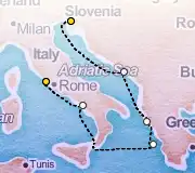 7 Night Trieste to Rome cruise