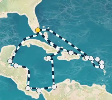 21 Night Miami to Miami cruise