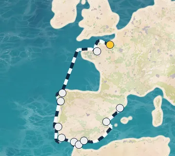 12 Night Paris to Barcelona cruise