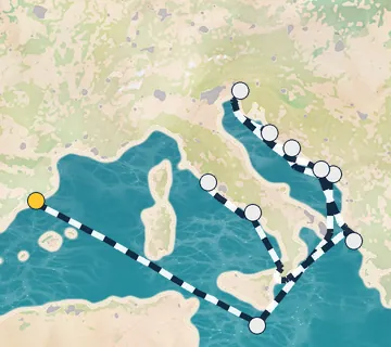 14 Night Barcelona to Rome cruise