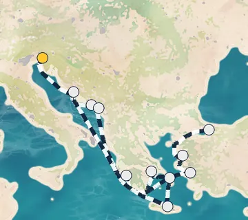 17 Night Monfalcone to Istanbul cruise