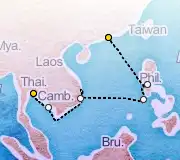 12 Night Bangkok to Hong Kong cruise