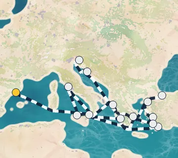 21 Night Barcelona to Trieste cruise