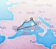 5 Night Savona to Savona cruise
