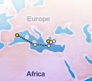 7 Night Barcelona to Athens cruise