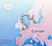 12 Night Copenhagen to London cruise
