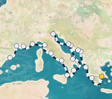 21 Night Athens to Barcelona cruise