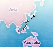 14 Night Tokyo to Singapore cruise