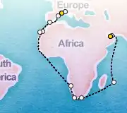 36 Night Abu Dhabi to Marseille cruise