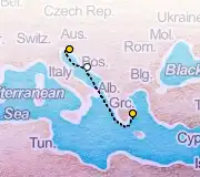 3 Night Trieste to Athens cruise