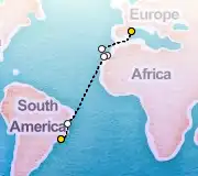 15 Night Barcelona to Rio cruise