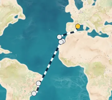 15 Night Barcelona to Rio cruise