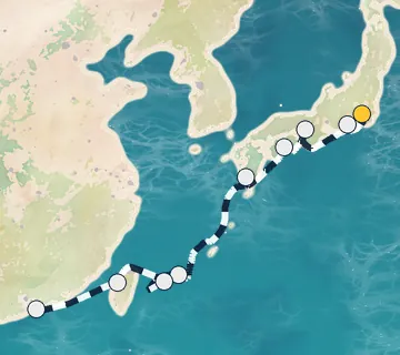 10 Night Tokyo to Hong Kong cruise