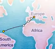 12 Night Savona to Pointe-a-Pitre cruise