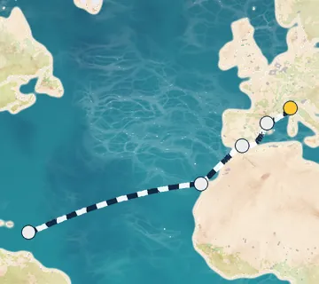 12 Night Savona to Pointe-a-Pitre cruise