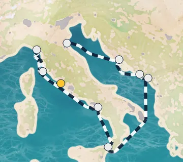 10 Night Rome to Ravenna cruise