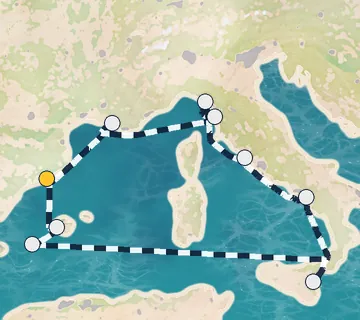 10 Night Barcelona to Barcelona cruise