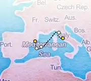 7 Night Rome to Barcelona cruise