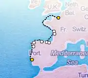 11 Night Paris to Lisbon cruise