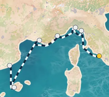7 Night Rome to Barcelona cruise