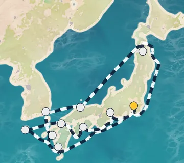 15 Night Tokyo to Tokyo cruise