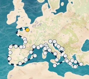 42 Night Paris to Athens cruise