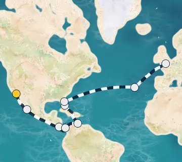 26 Night Los Angeles to London cruise