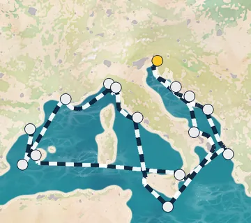 21 Night Monfalcone to Monfalcone cruise