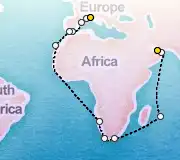 38 Night Savona to Dubai cruise