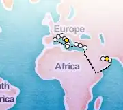 26 Night Naples to Dubai cruise