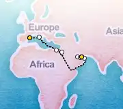 18 Night Dubai to Barcelona cruise
