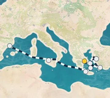 9 Night Athens to Barcelona cruise