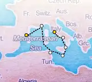 9 Night Barcelona to Rome cruise