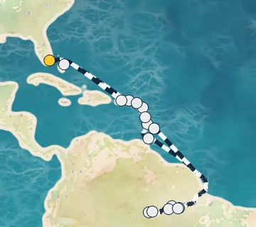25 Night Miami to Miami cruise