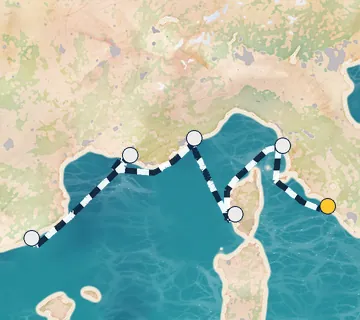7 Night Rome to Barcelona cruise