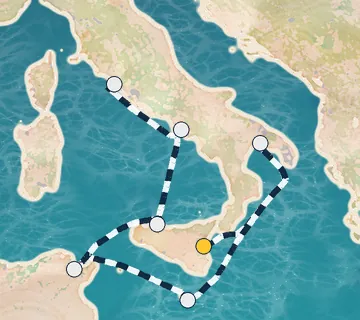 6 Night Catania to Rome cruise