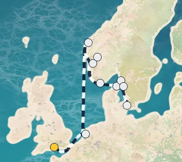 11 Night London to Copenhagen cruise