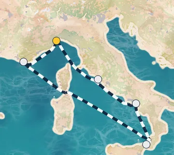 6 Night Savona to Savona cruise