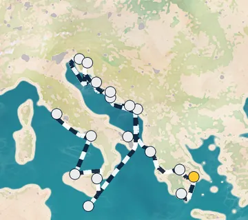 21 Night Athens to Rome cruise