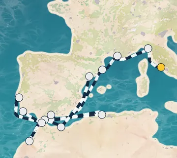 14 Night Rome to Tarragona cruise